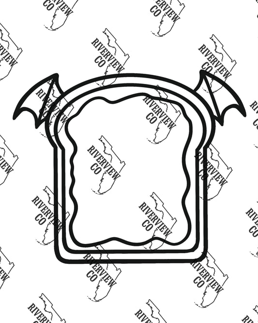 Bat bread car freshie mold Halloween
