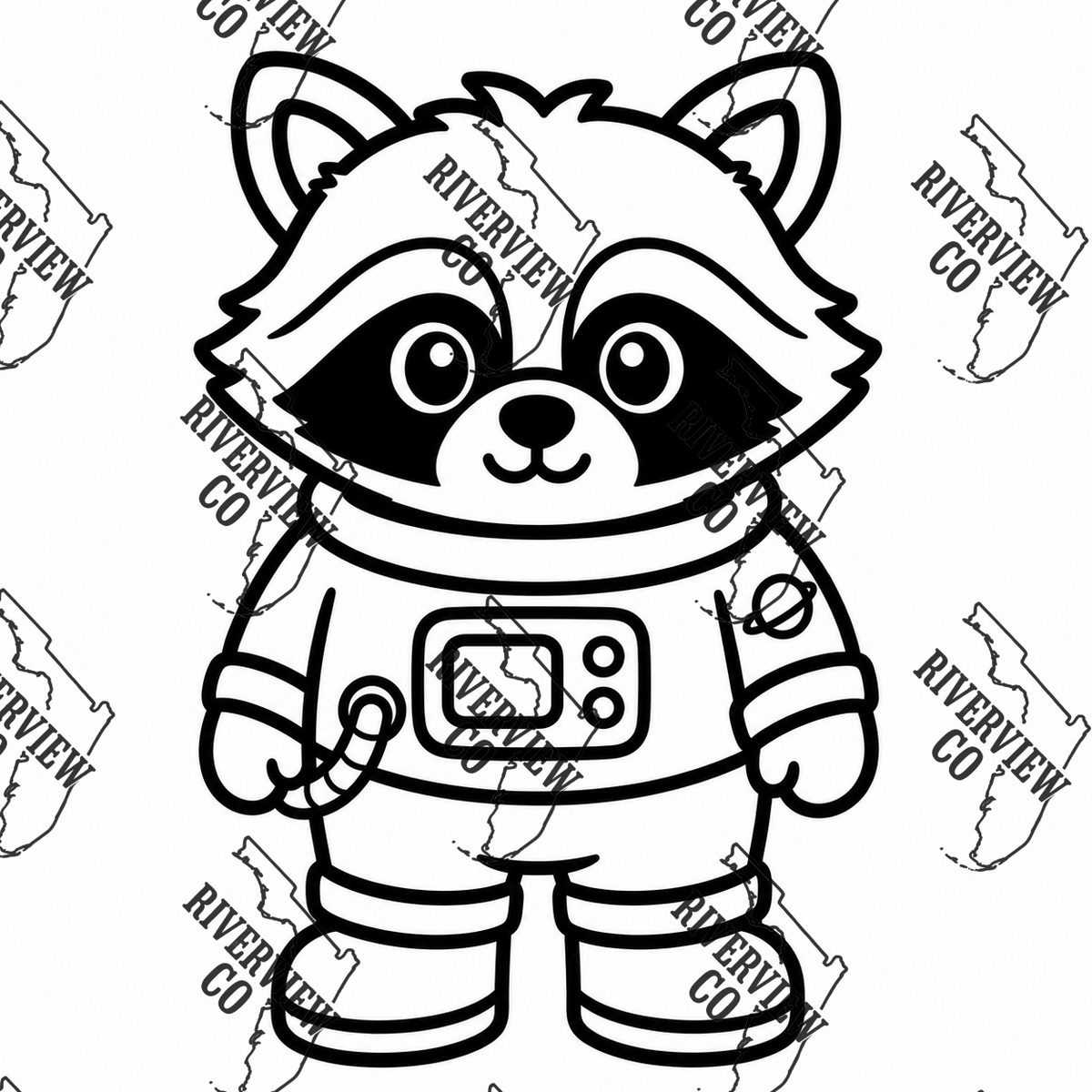 Raccoon astronaut car freshie mold space
