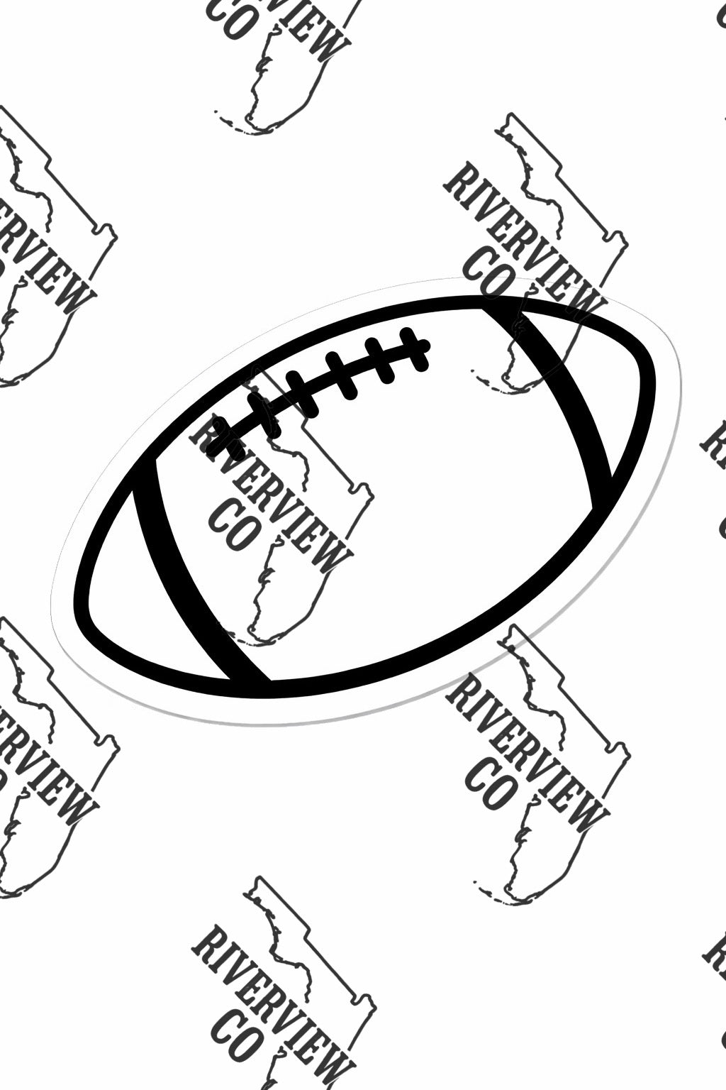 Football car freshie mold