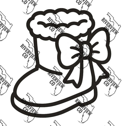 Snow boot car freshie mold