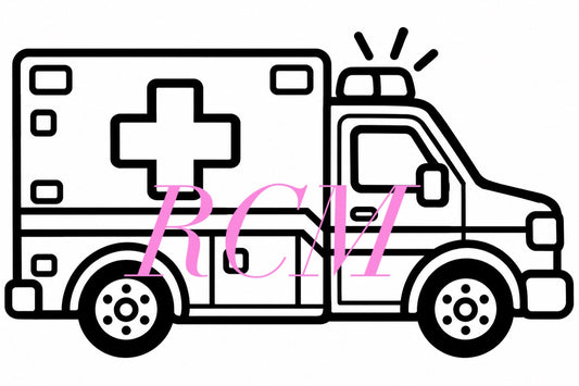 Ambulance car freshie mold