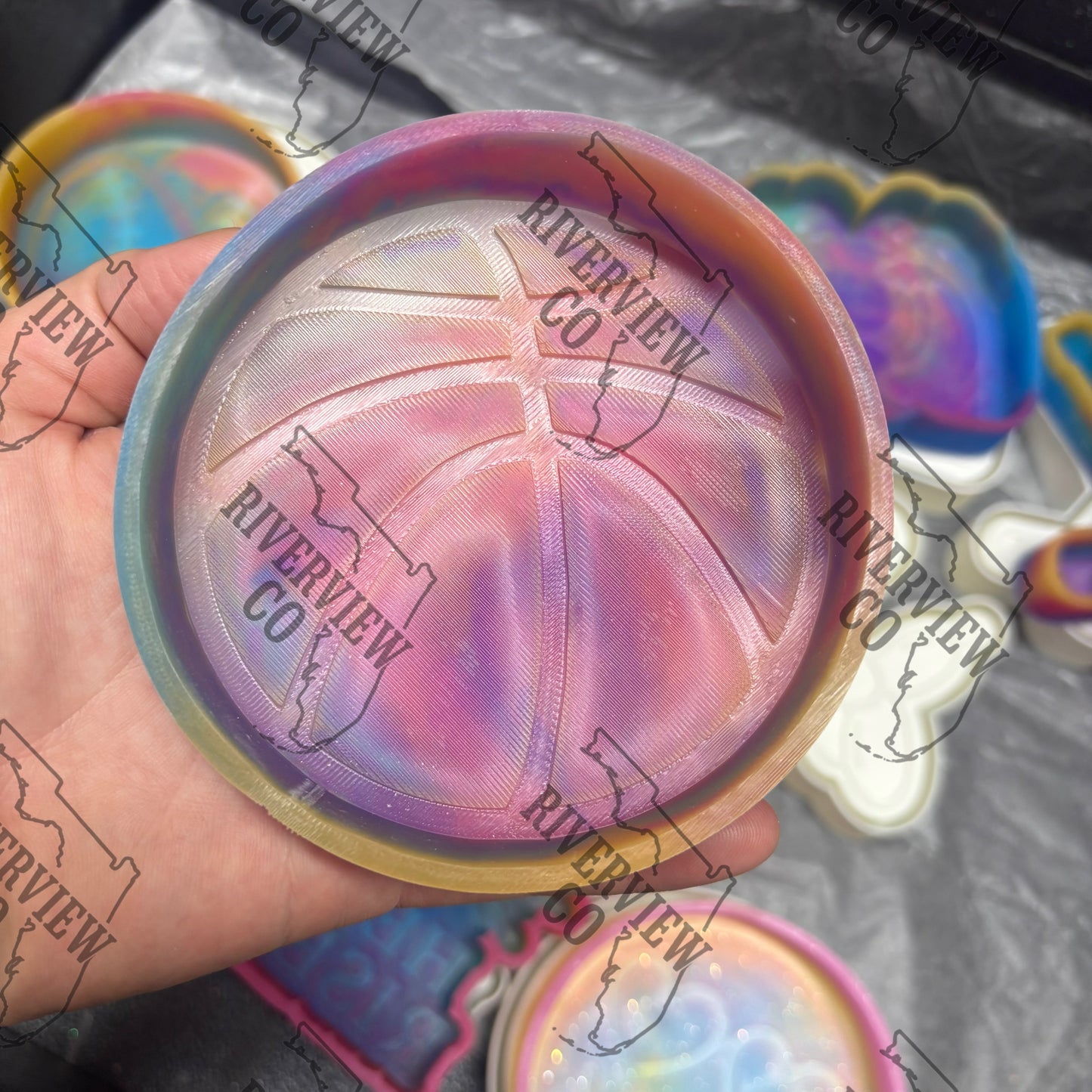 Basketball car freshie mold