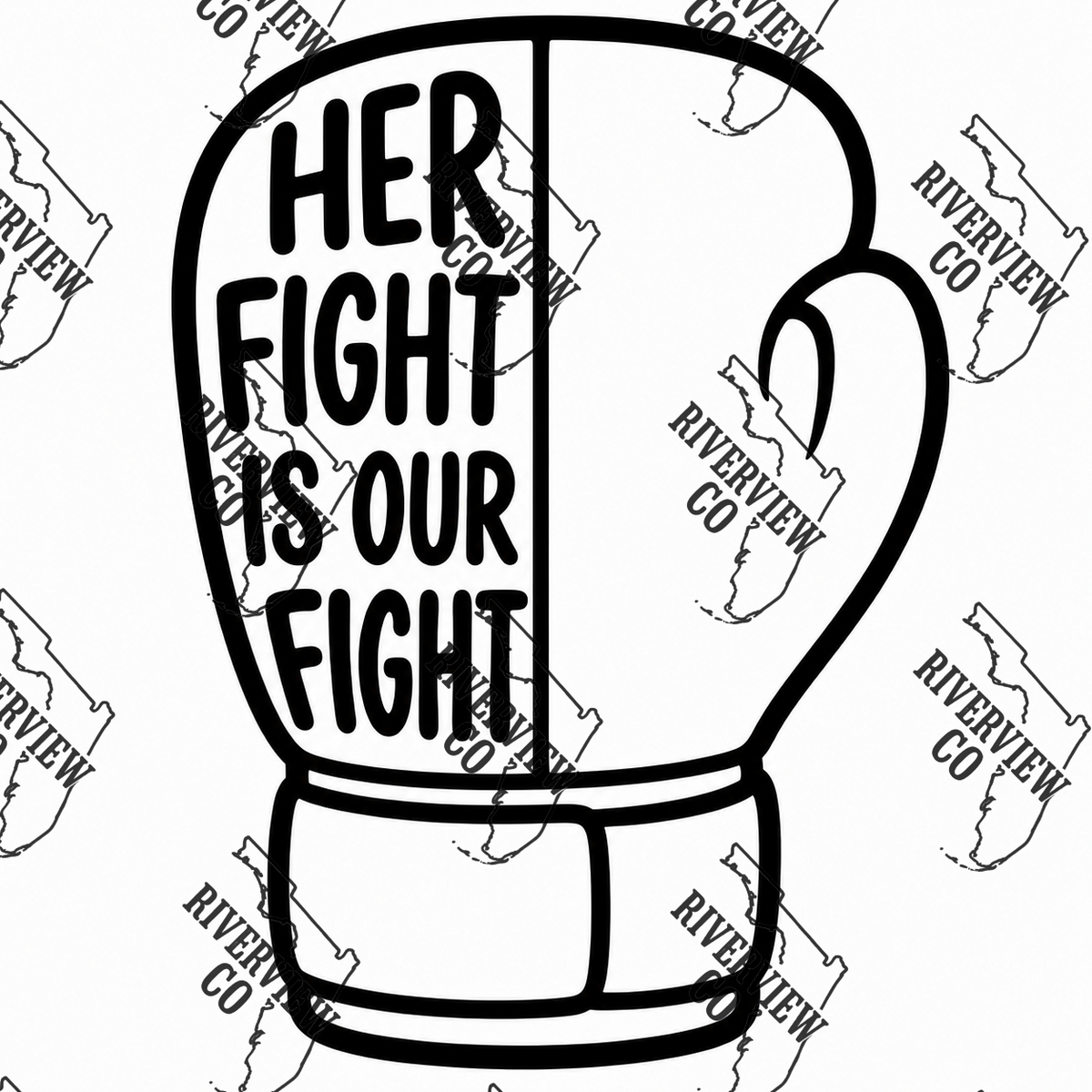 Her fight is our fight car freshie mold