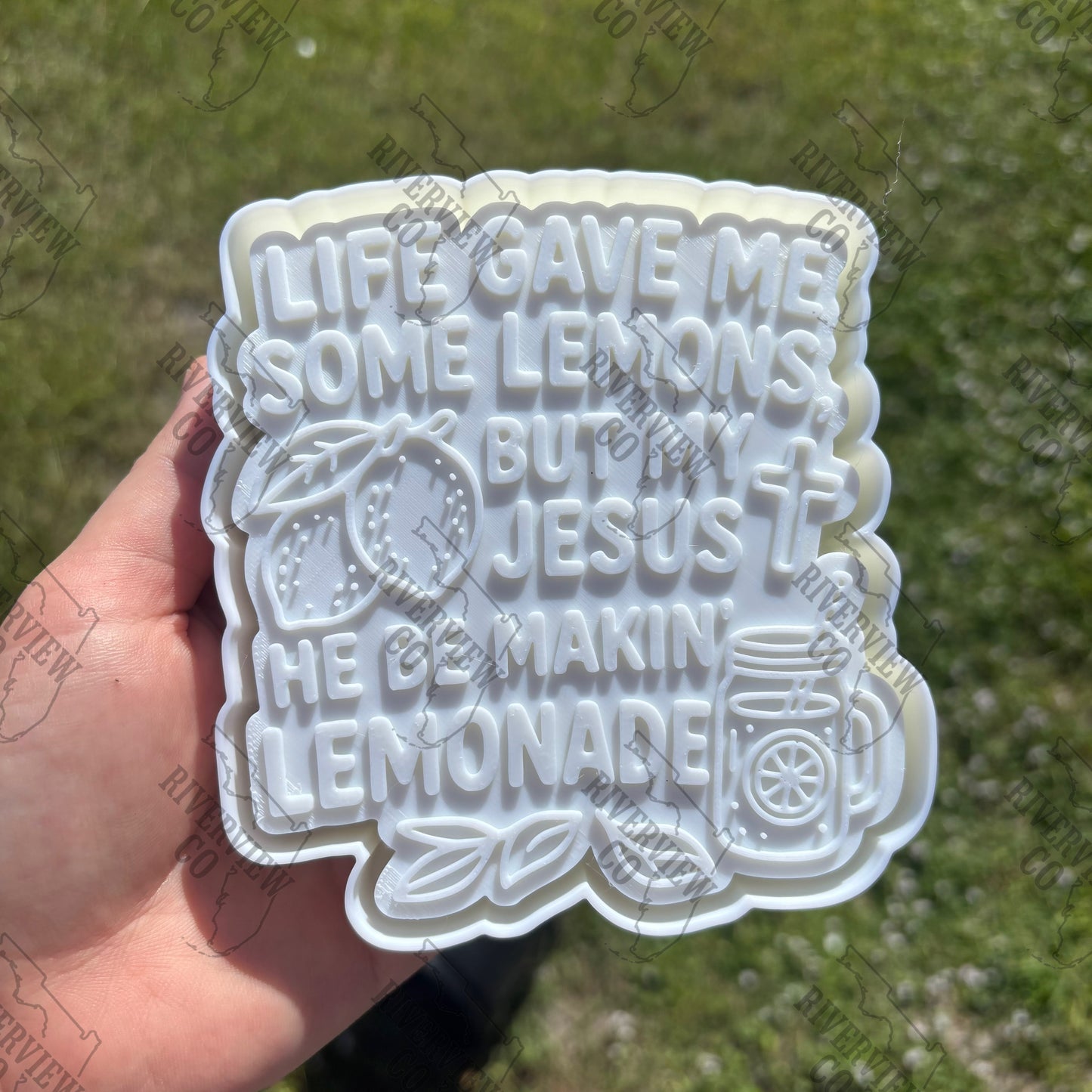 Lemons car freshie mold