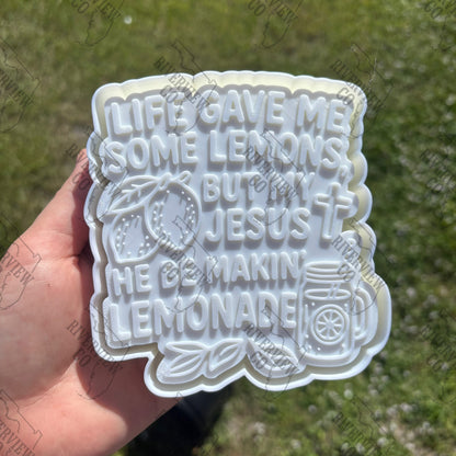 Lemons car freshie mold