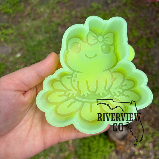 Cute frog car freshie mold