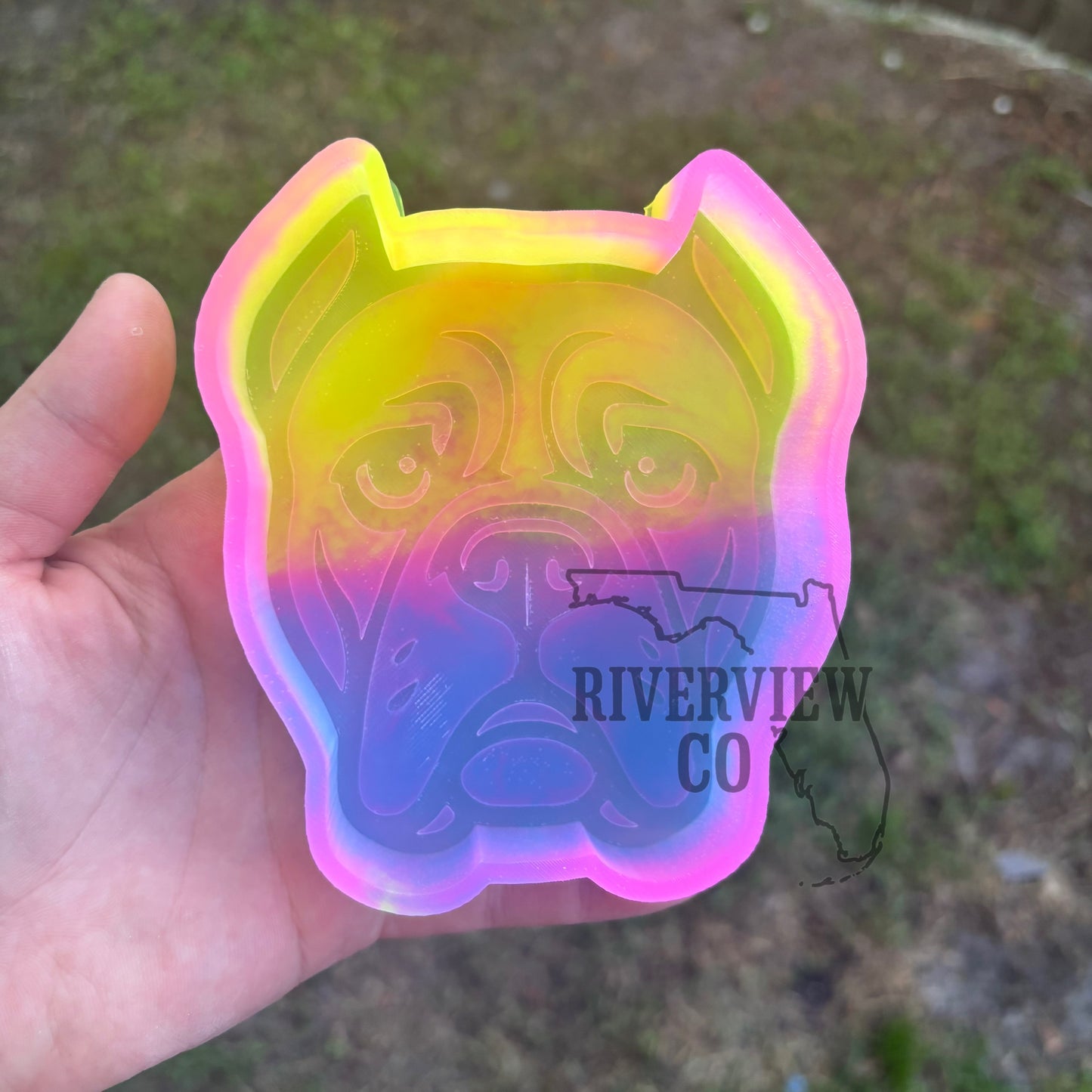 Cane corso dog car freshie mold