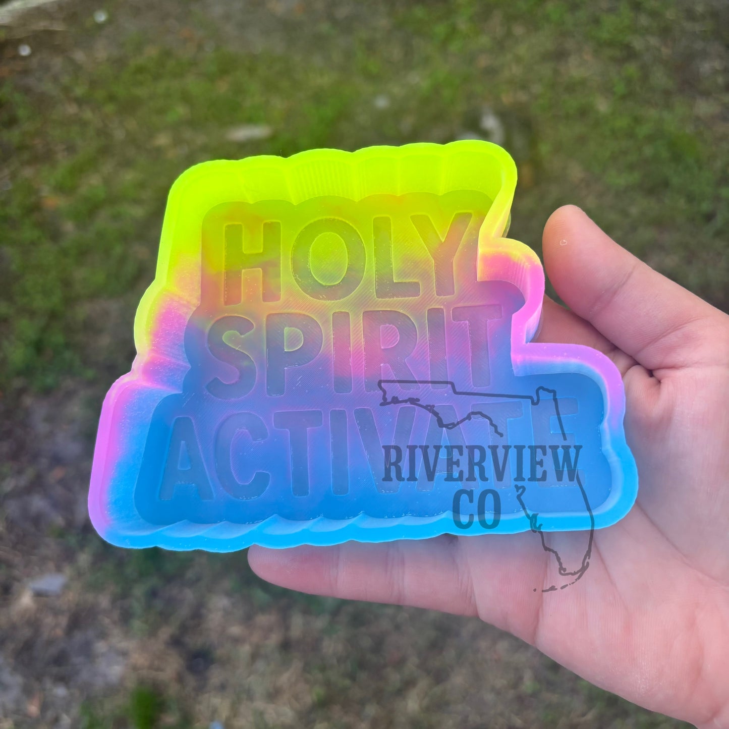 Holy Spirit activate car freshie mold