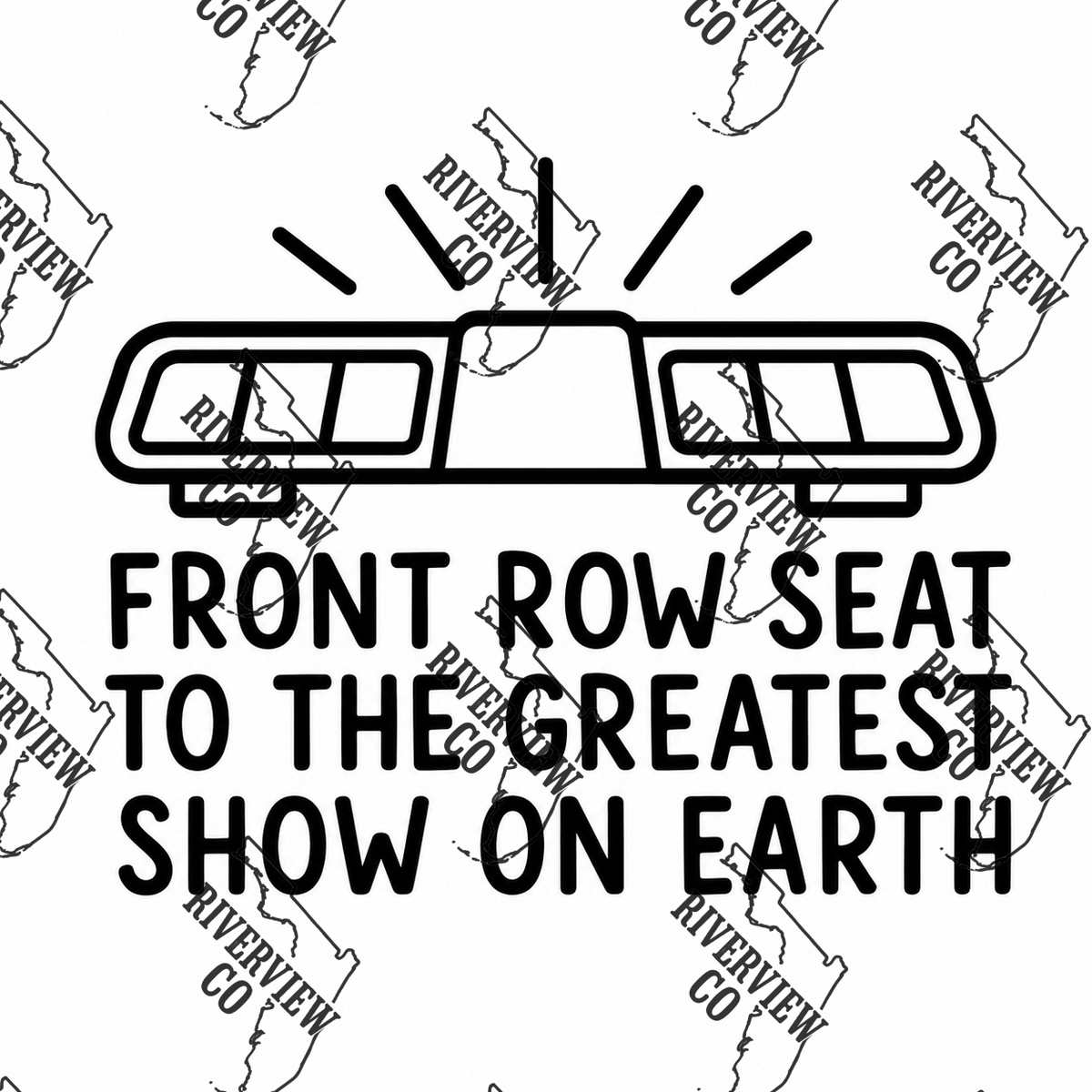 Front row seat to the greatest show on earth car freshie mold