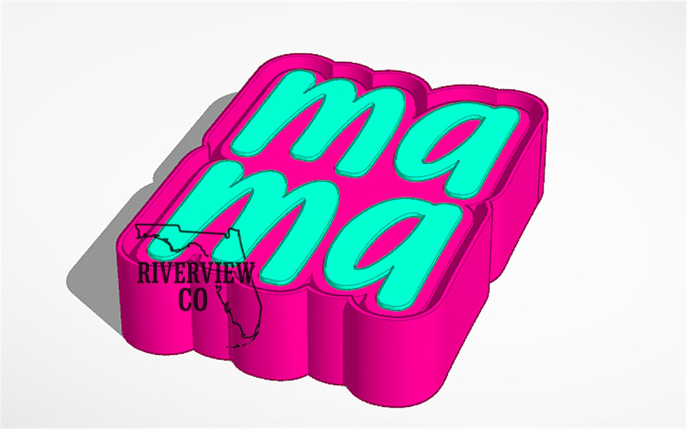Mama car freshie mold