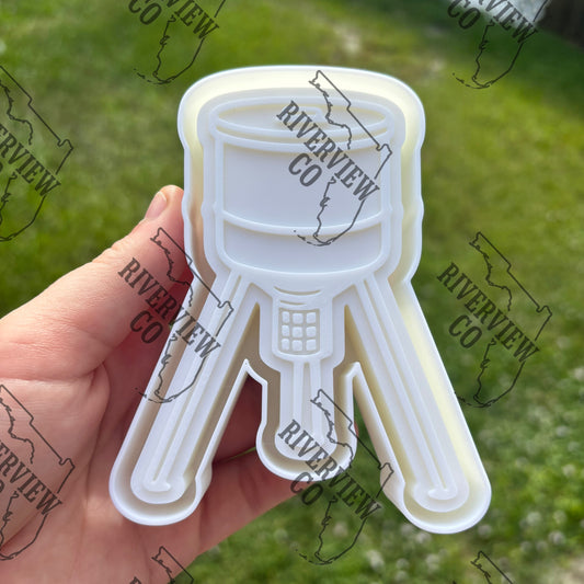 Hog feeder car freshie mold