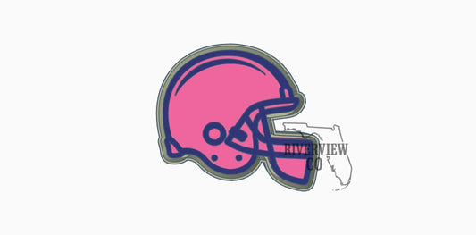 Football helmet car freshie mold