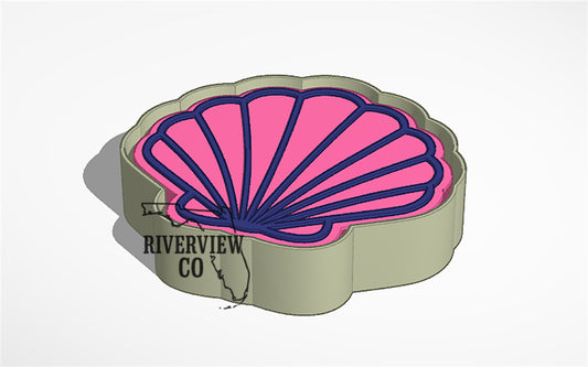 Sea shell car freshie mold