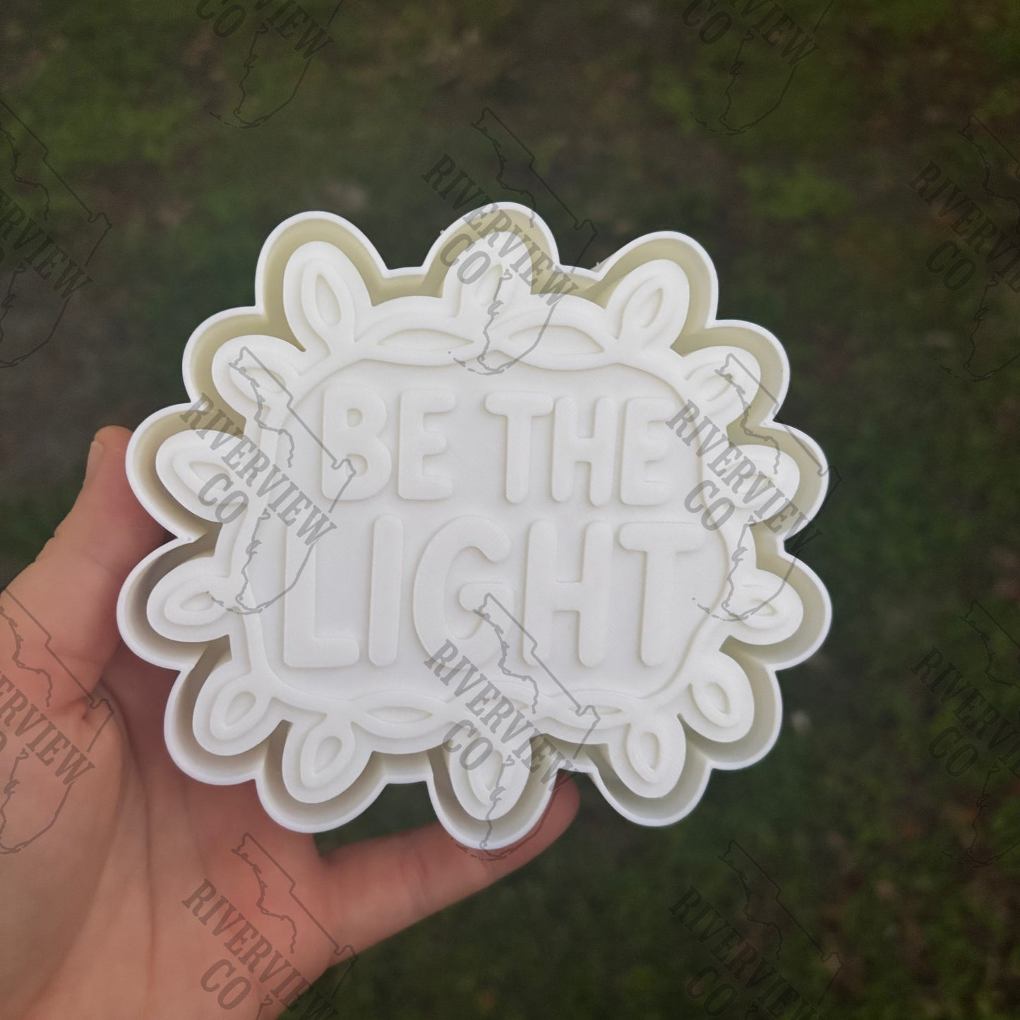 Be the light Christmas car freshie mold