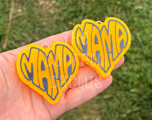Mama heart VENTS car freshie mold