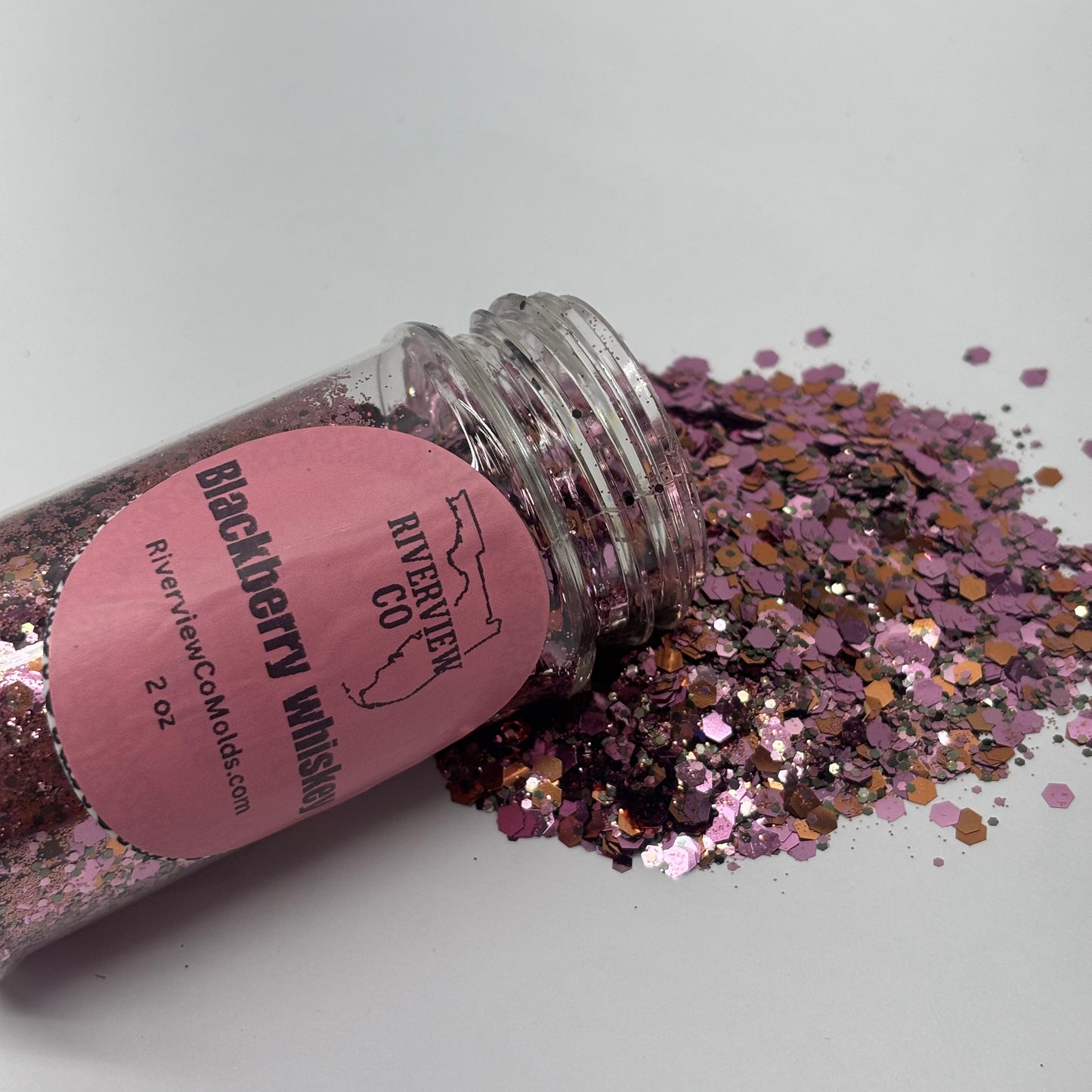 Blackberry whiskey chunky glitter
