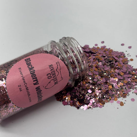 Blackberry whiskey chunky glitter