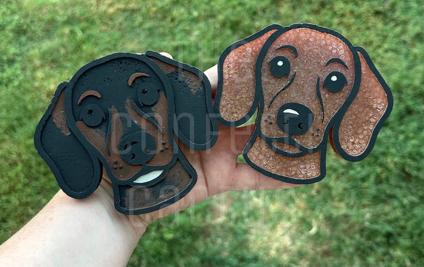 Weenie dog car freshie mold