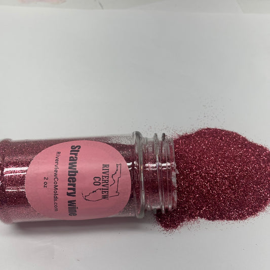 Strawberry wine fine glitter