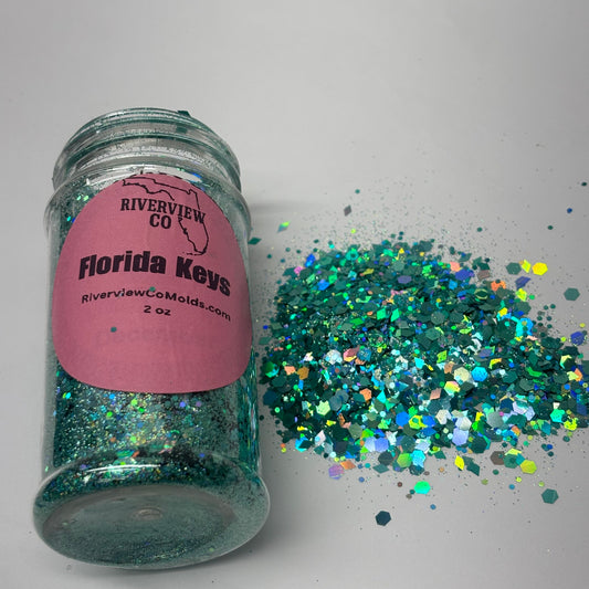Florida keys chunky glitter