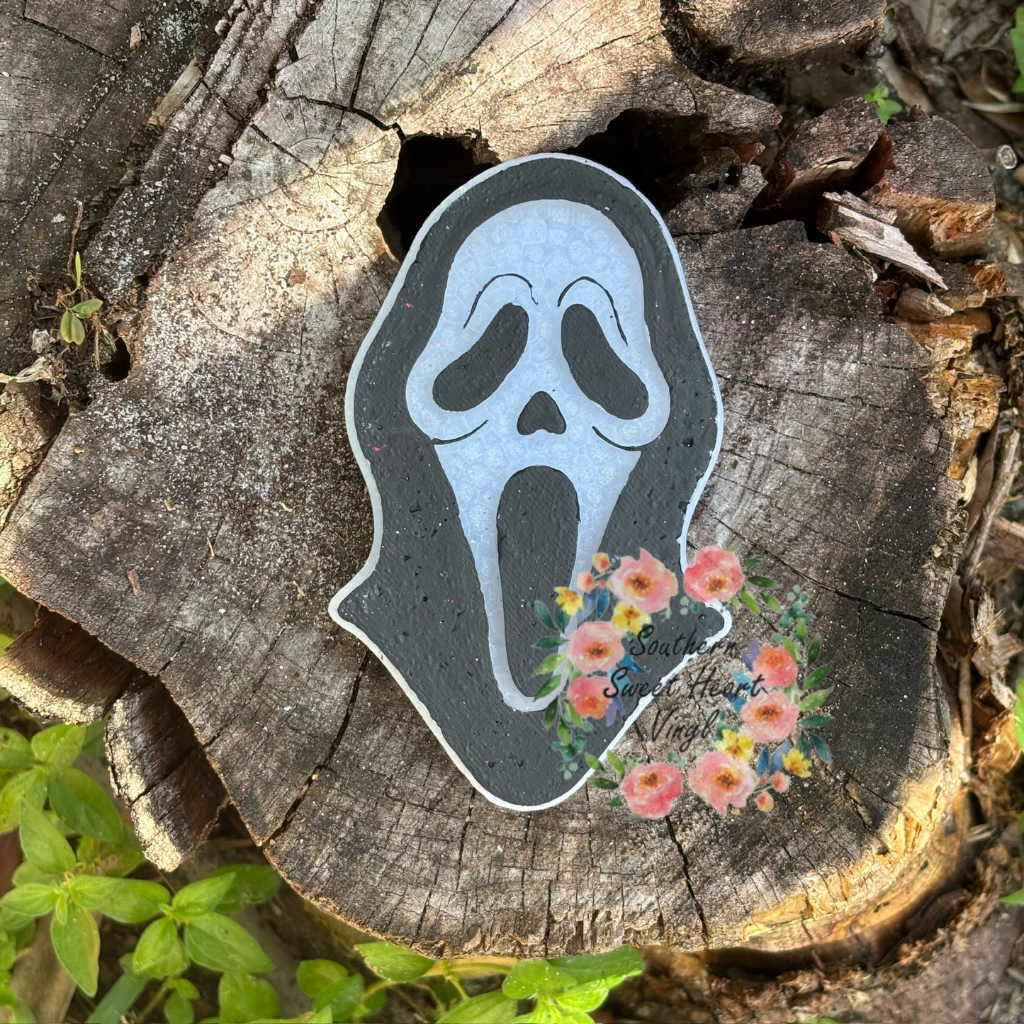 Ghost face car freshie mold