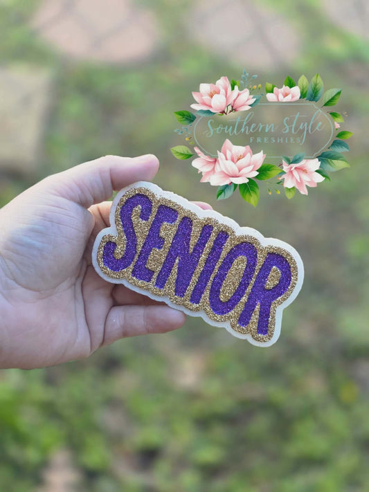 Senior car freshie mold