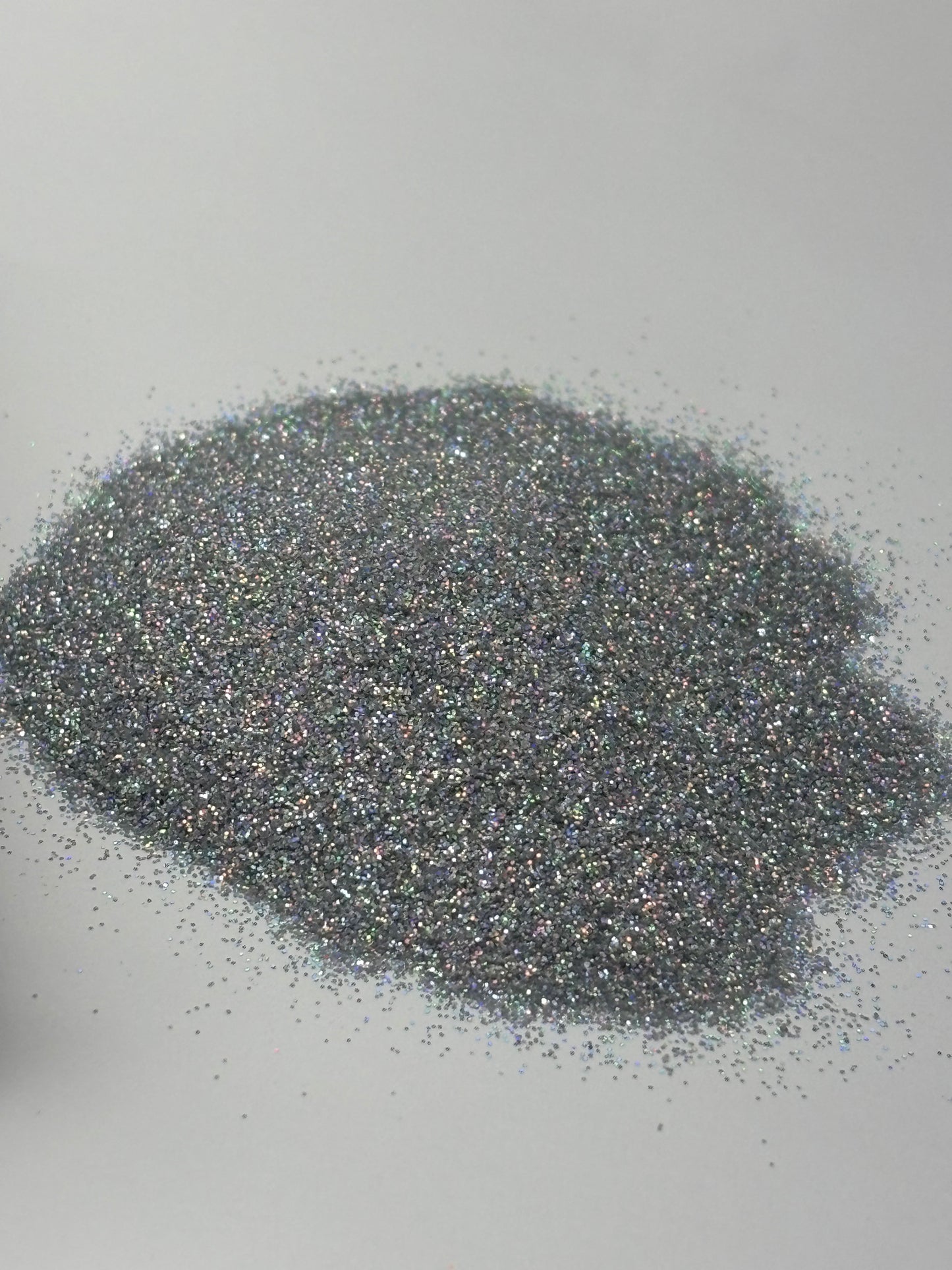 Silver spurs fine glitter