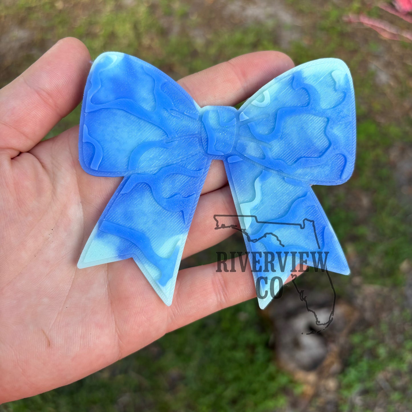 Camo bow freshie insert for freshies