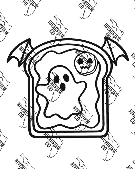Spooky sandwich car freshie mold Halloween