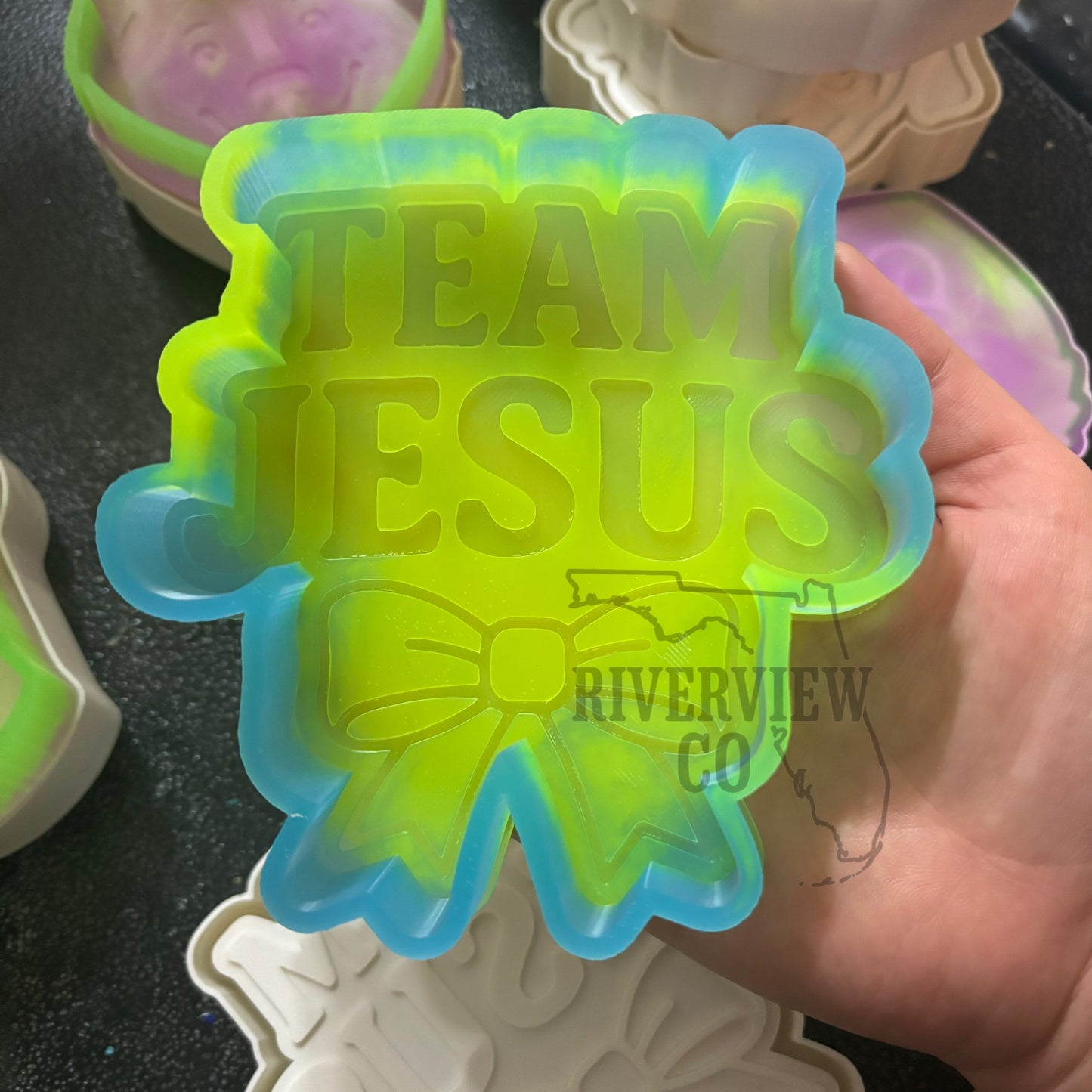 Team Jesus car freshie mold