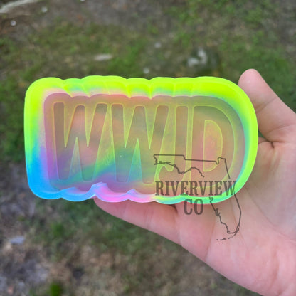 Wwjd (what would Jesus do) car freshie mold