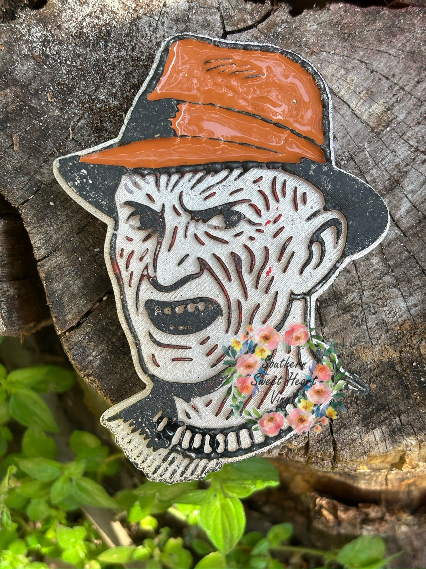 Freddy horror car freshie mold