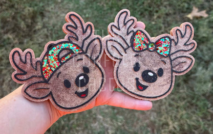 Christmas Boy deer car freshie mold