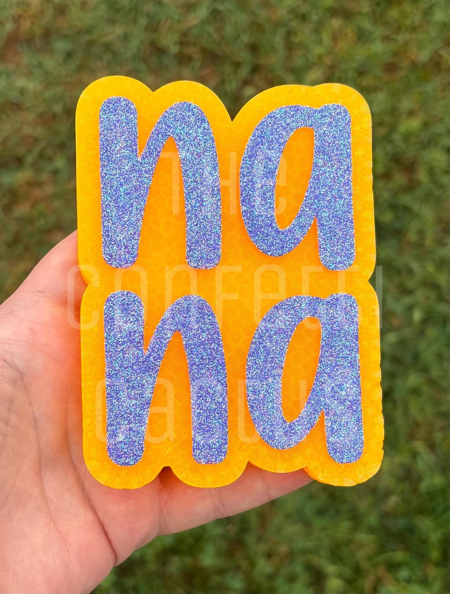 Nana car freshie mold