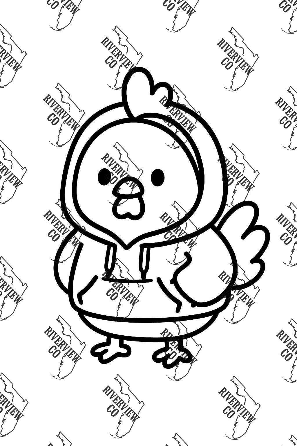 Chicken in a jacket car freshie mold