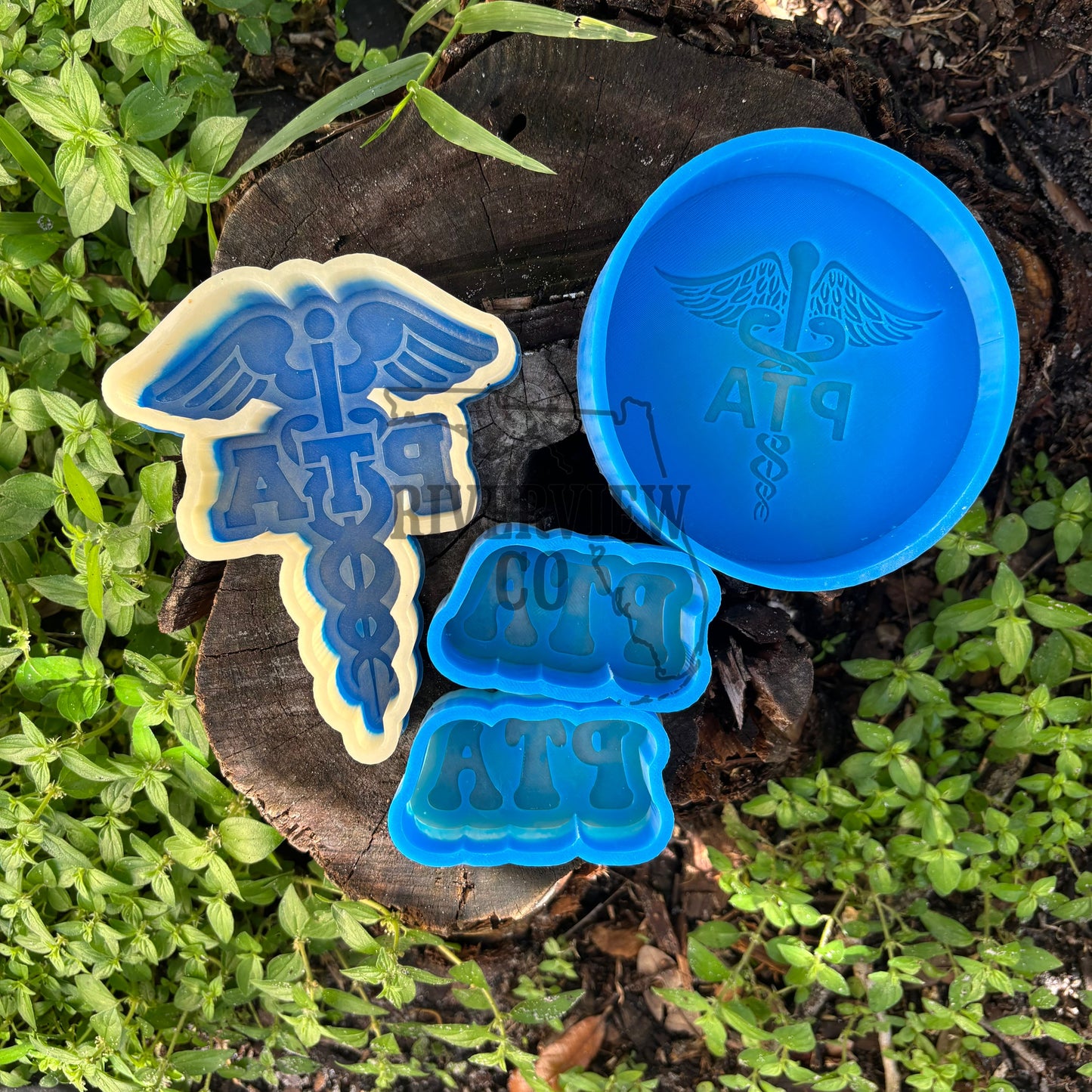 PTA circle car freshie mold