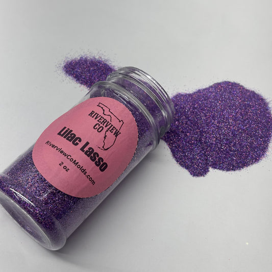Lilac lasso fine glitter