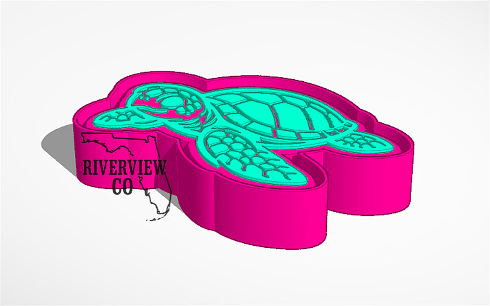 Sea Turtle car freshie mold