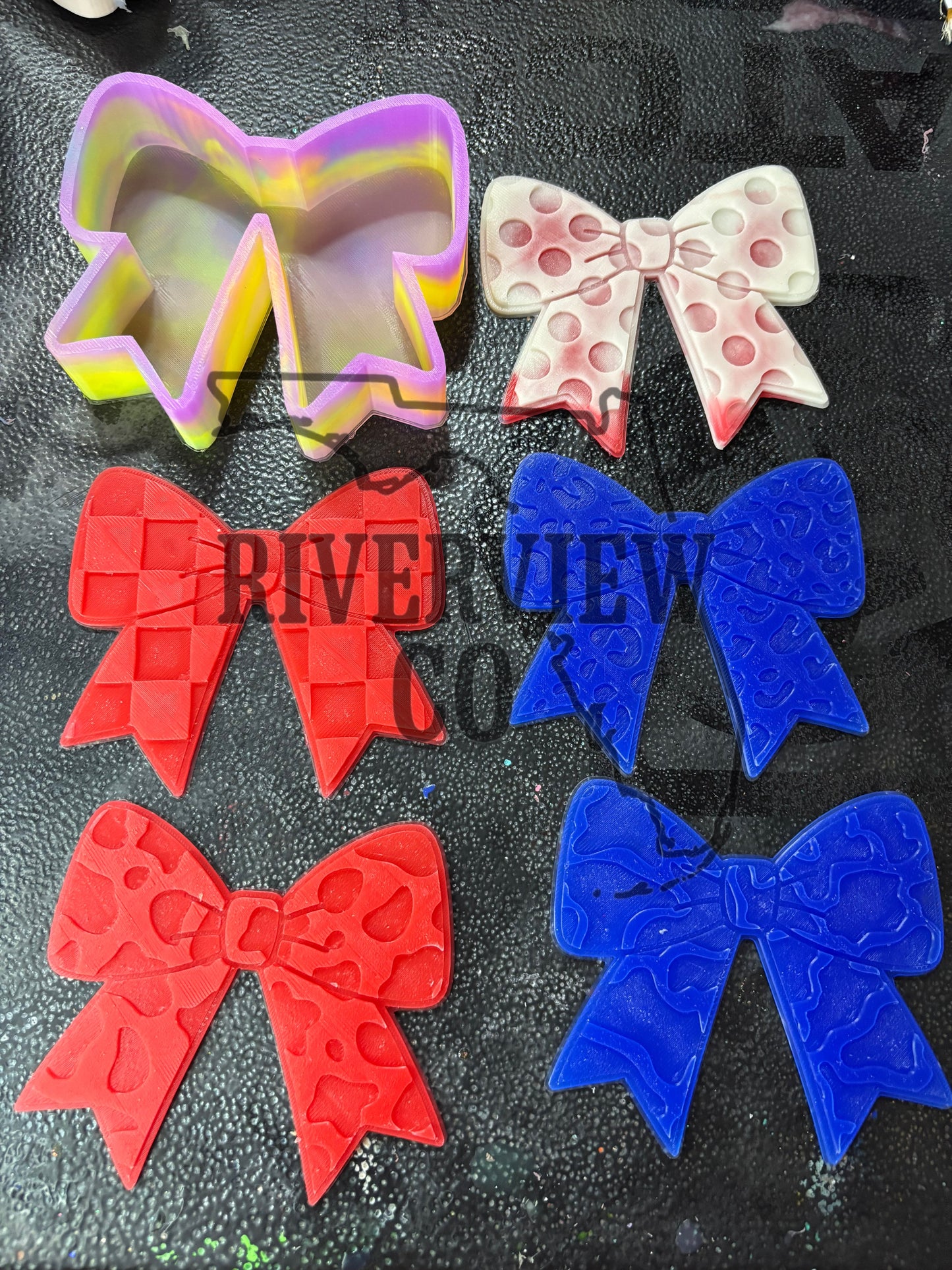 Blank bow car freshie mold (inserts available)