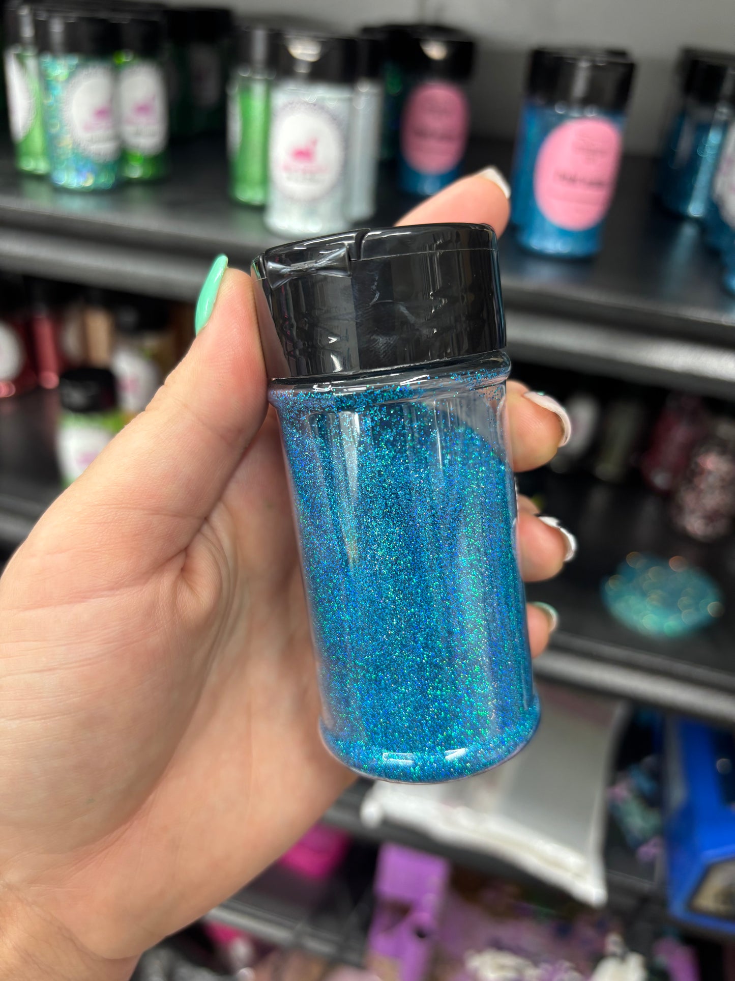 Pool water  fine glitter