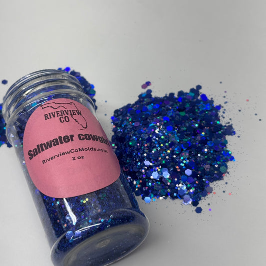 Saltwater cowgirl chunky glitter