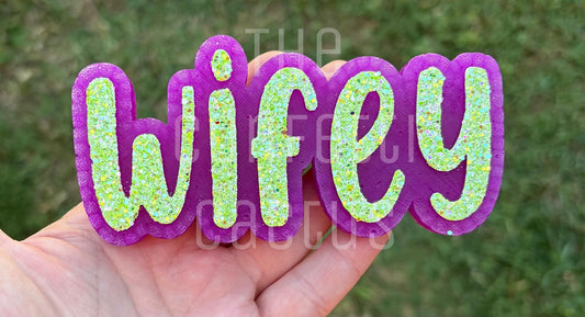 Wifey car freshie mold