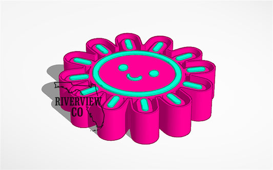 Happy sun freshie mold for summer