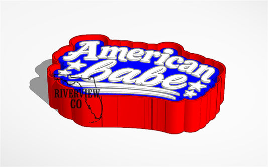 American babe car freshie mold USA