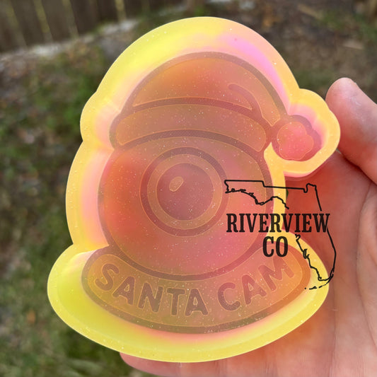 Santa can car freshie mold