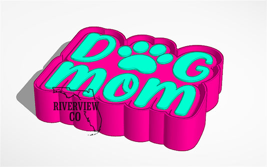 Dog mom car freshie mold