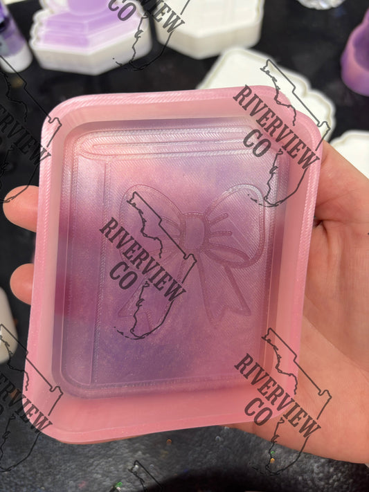 Book with bow car freshie mold