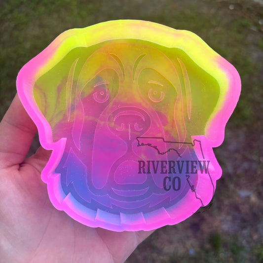 Saint Bernard dog car freshie mold