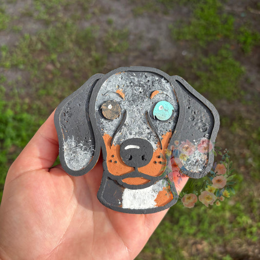 Weenie dog car freshie mold