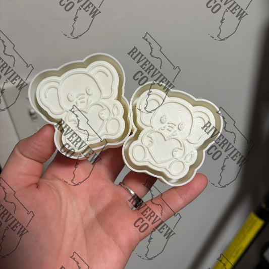 Elephant with heart vents car freshie mold